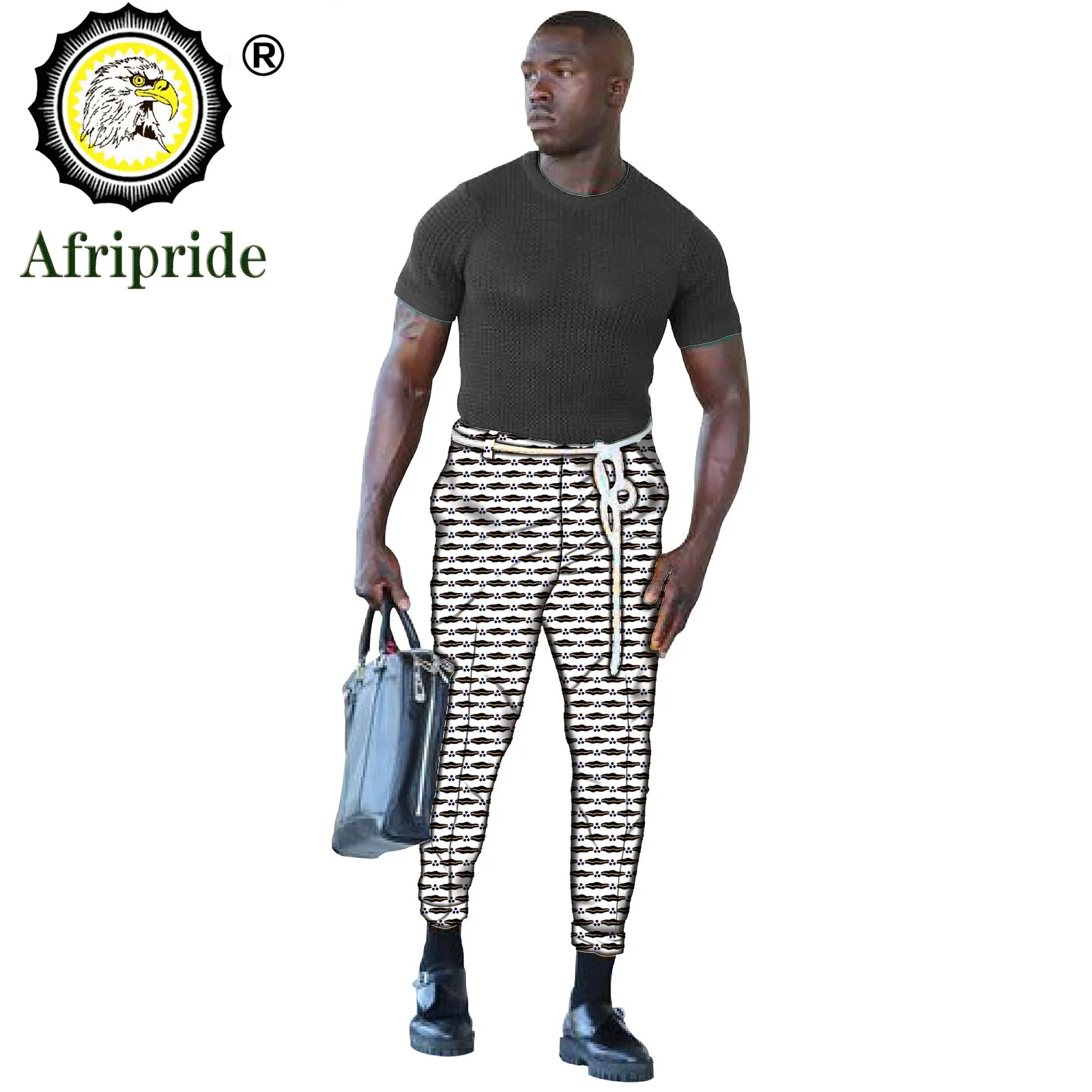 Men`s Pants African Dashiki Printed Trousers African Fashion Wear Bazin Riche Plus Size Clothes Slim Fit S2011004