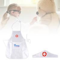 Kids Simulation Role Play Costume Doctor's Overall White Gown Nurse Uniform Hospital Cosplay Doctor Suits For Children Party