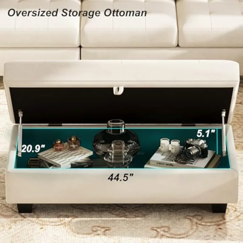 طقم أريكة مقطعي رائع طقم أريكة مخملي على شكل حرف U مع أريكة مقطعية واسعة قابلة للتحويل #5