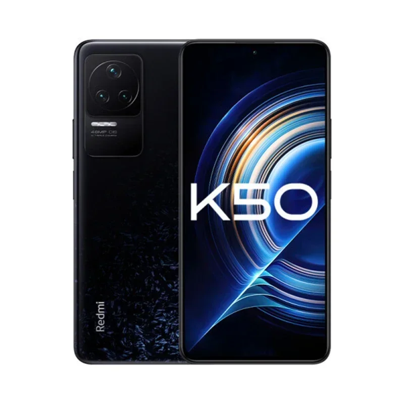 Gloabl Rom xiaomi Redmi k50 5G  Smartphone Unlocked 6.67 inch Screen CPU MediaTek Dimensity 8100 48MP Camera used phone