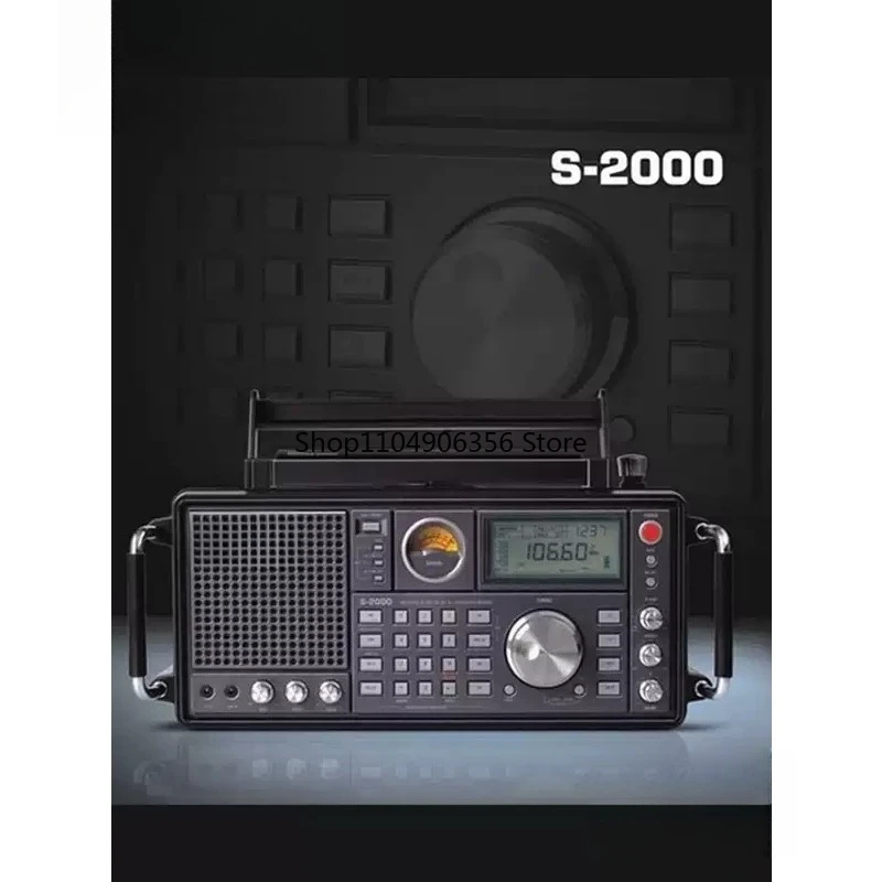for S-2000 Radio FM Stereo Two-channel Output High-end Home Radio Full Band Ssb Single Sideband Aviation Used goods