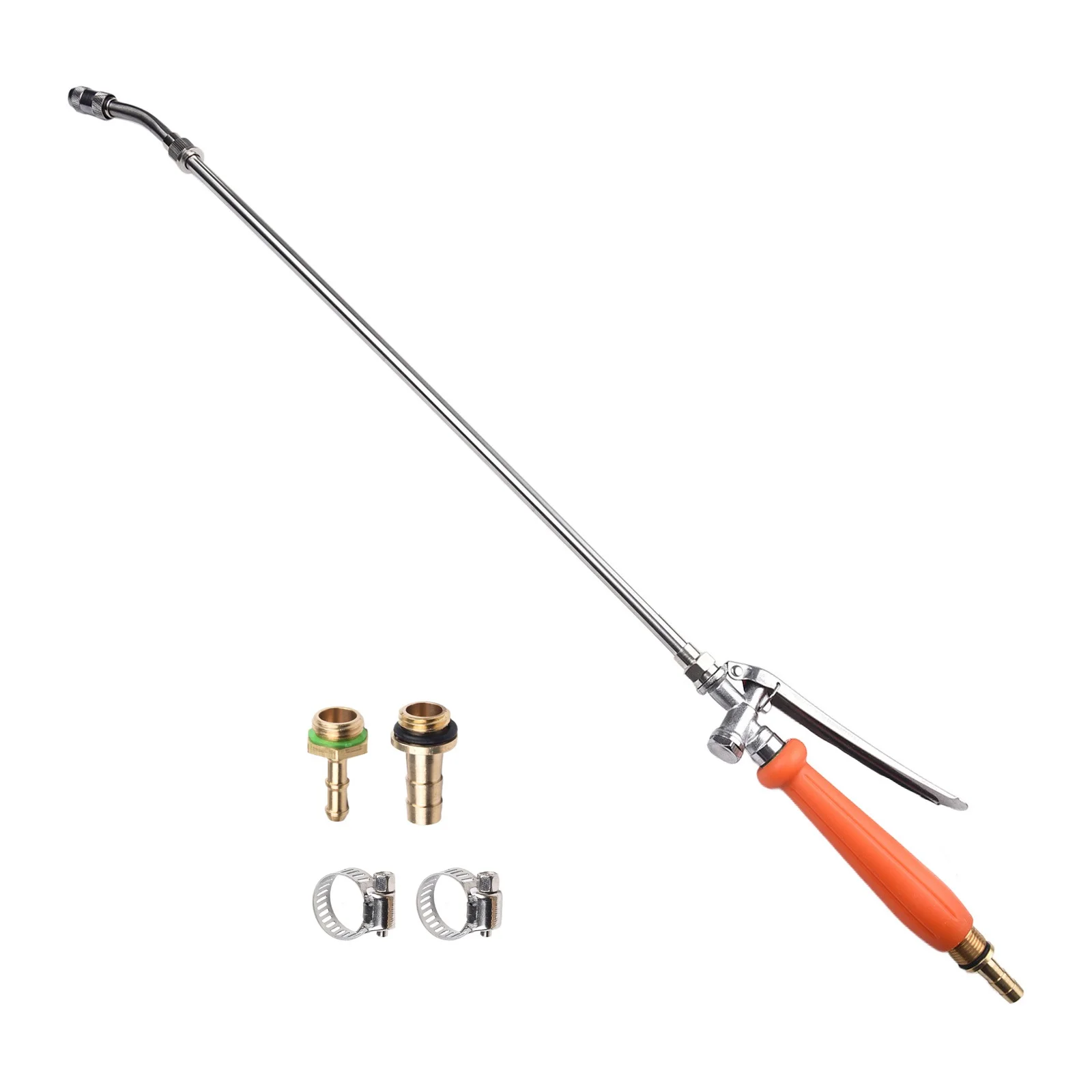 

1/2set 29inch Sprayer All Metal Lances Spray Wand With Brass Barb Sprayer Shut Off Valve Home Garden Outdoor Irrigation Tool