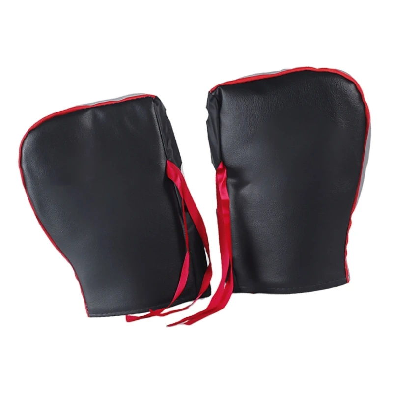 094D Motorcycle Handlebar Muffs Waterproof Thermal Lining Hand Muffs Handlebar Gloves