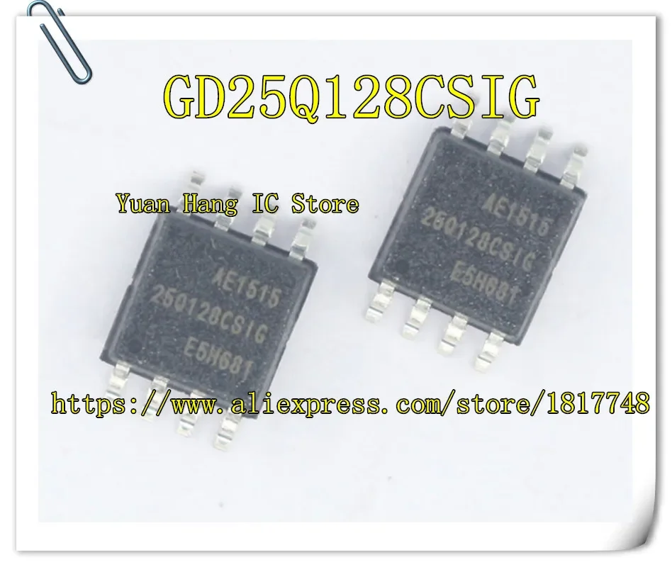 10PCS GD25Q128CSIG 25Q128CSIG GD25Q128 SOP-8 16MB 128Mbit  Memory chip