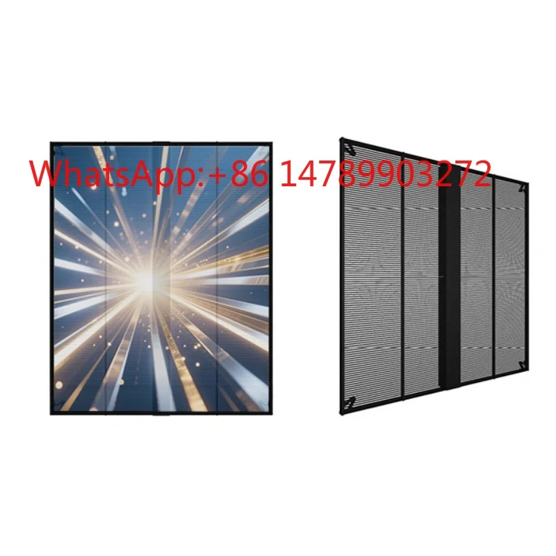 

Ultra Thin Low Power Transparent LED Film Screen Long Lifespan Exhibition Hall Indoor Advertising Display Wall