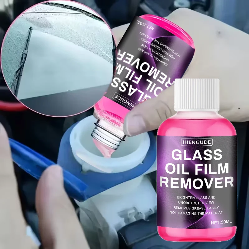 Concentrated Coating Windshield Wiper Fluid for Car Glass, a Magic Tool for Cleaning and Caring for Oil Film on Car Glass, -25 ° Windshield Anti-Freeze Solution, Effectively Removes Oil Film, Water Stains, and Hard Water Spots, Suitable for Windshields, Rearview Mirrors, Household Glass, Etc., Waterproof Spray, Oil Film Remover, Car Glass Protective Film, Glass Coating Solution, Quick-Drying Coating, High-Concentration Formula.