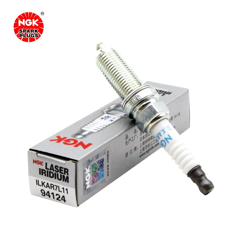 NGK Iridium Platinum Spark plug ILKAR7L11 94124 is suitable for the Atz Eccella CX-4CX-5（4PCS)