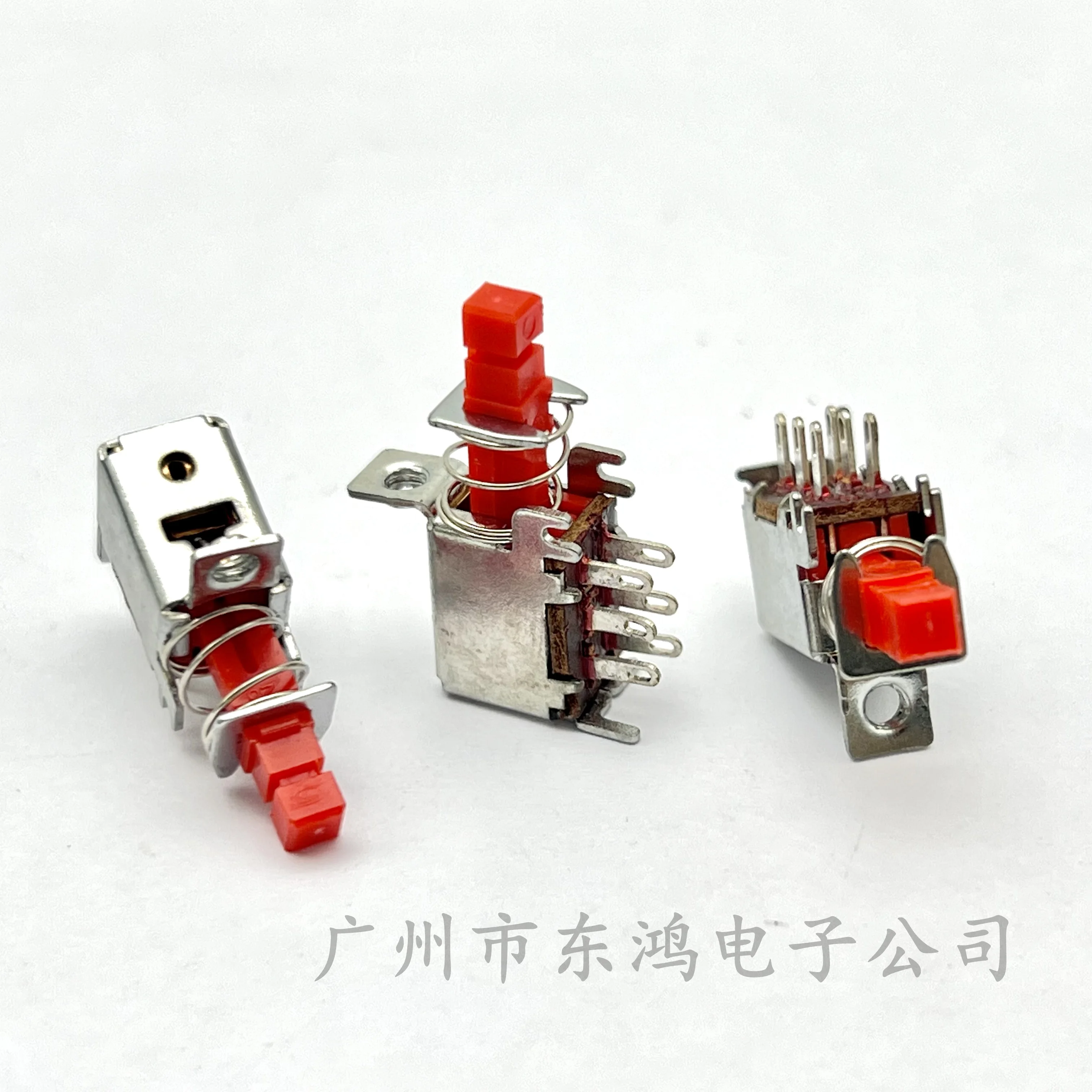 10 PCS A03 piano key with ear button inching A03-04M straight key switch A03-03 self-locking double-row six-pin
