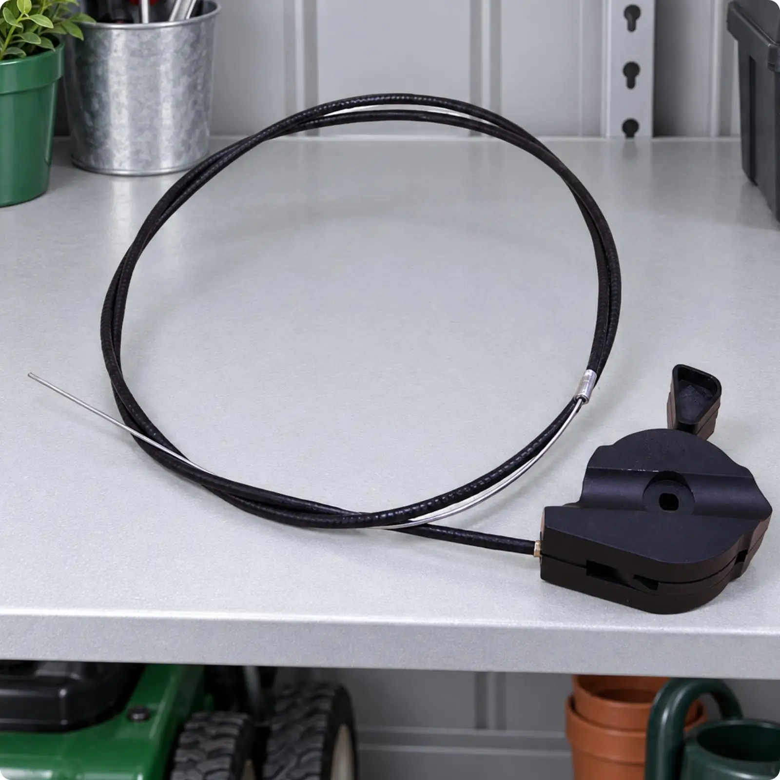 Universal Lawn Mower Throttle Cable Kit 72 Inch for Snapper Murray Husqvarna Push Mower Throttle Control
