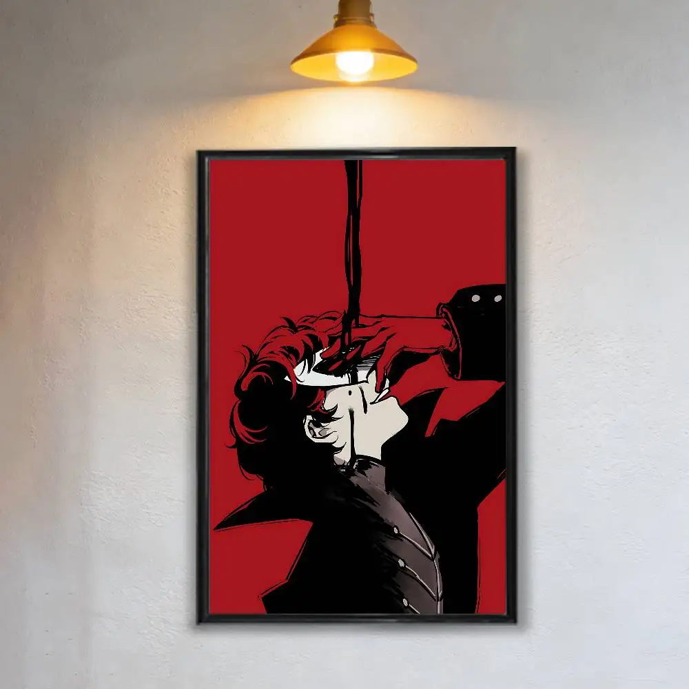 Royal Edition Goro Akechi Joker Persona Poster Prints Wall Art Picture Painting Living Room