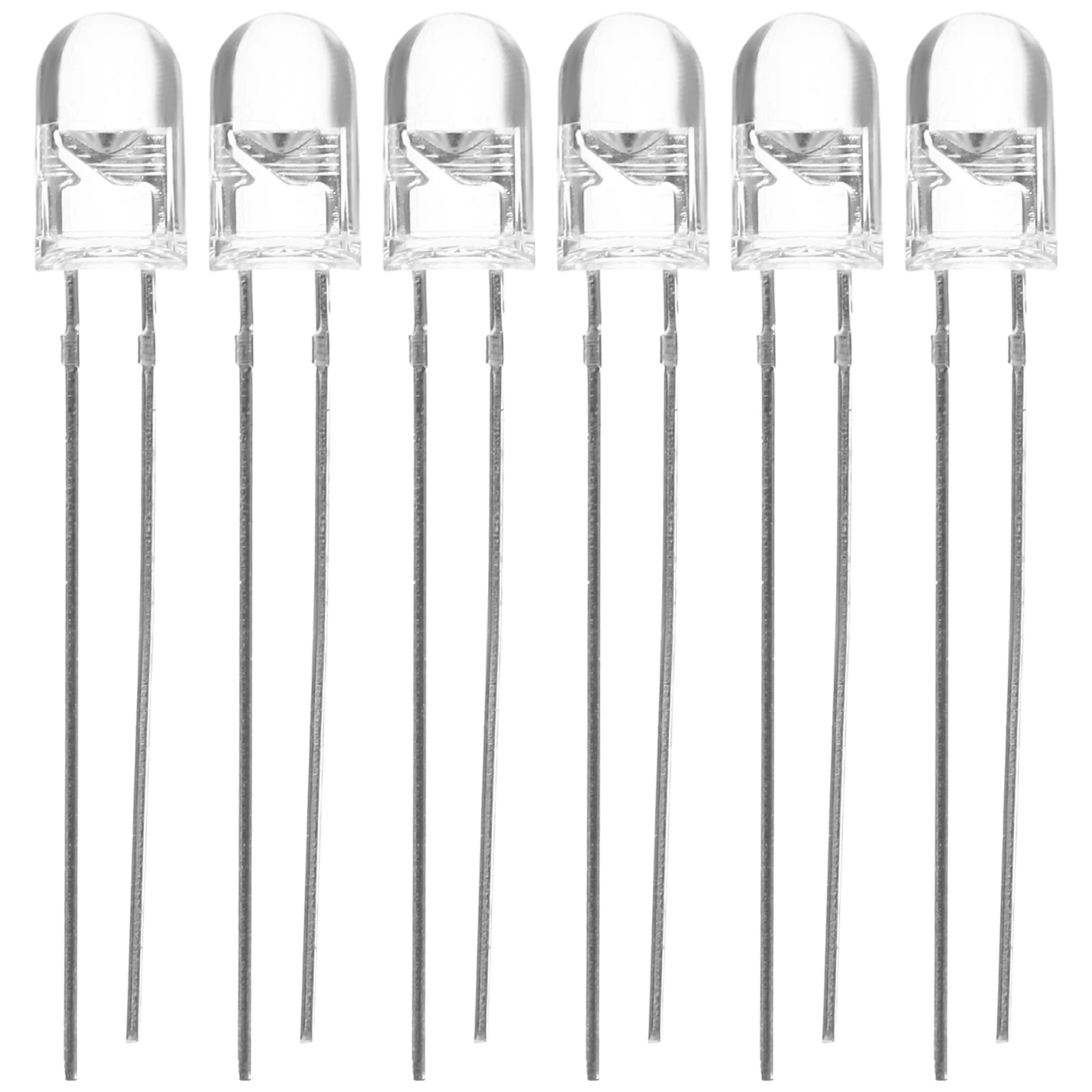 10Pcs Ultraviolet LED 10Mm 400-405Nm 80-120Mcd High Luminous Intensity 30Deg Viewing Angle for Color Display and Analysis Tools