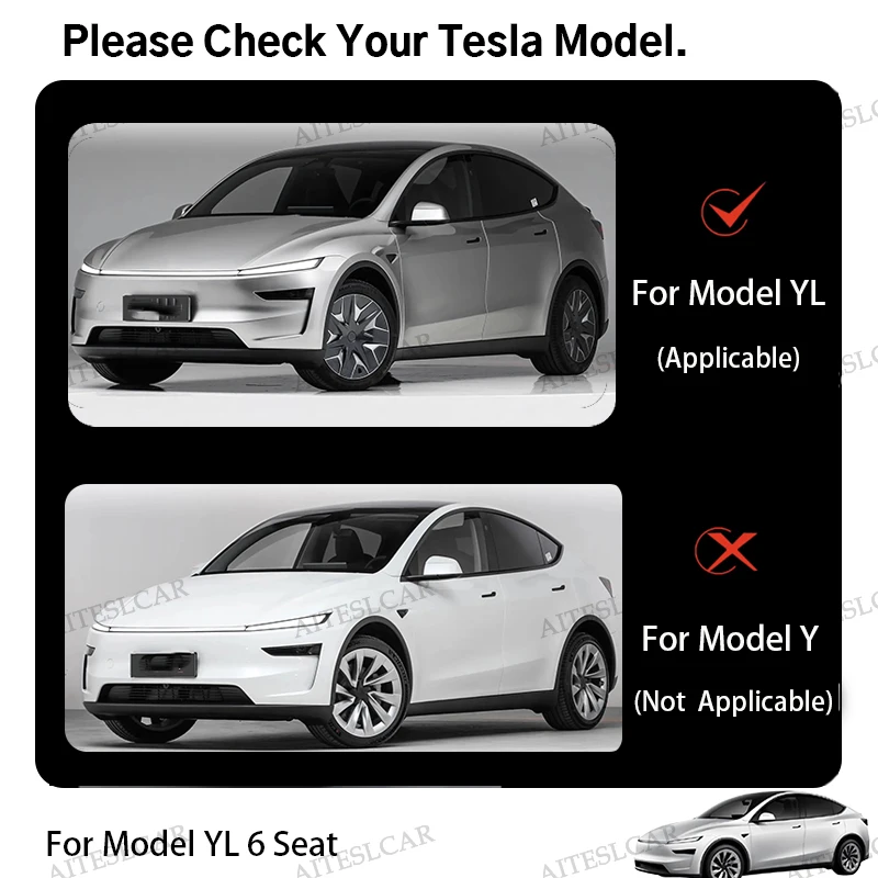 Leg Support Extension Seat Cover For New Tesla 2026 Model Y L 6 Seat 2026 Memory Foam Extender Cushion Car Interior Accessories view 2