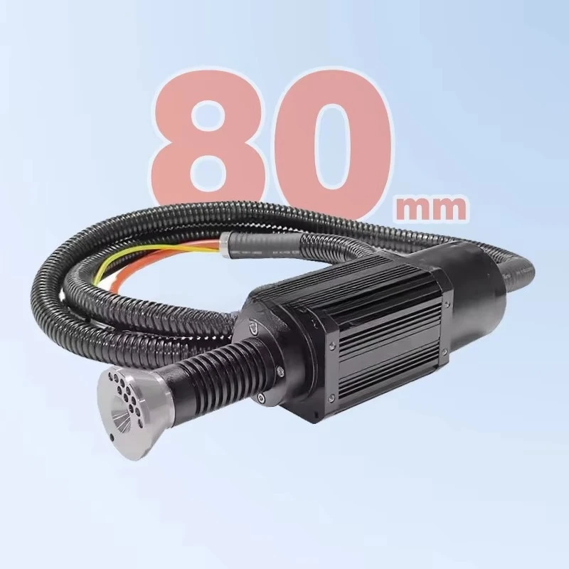 Plasma Treatment Machine  80mm Spray Rotary Gun Nozzle for Atmospheric Plasma Surface Treatment Machine 24V Motor Nozzle