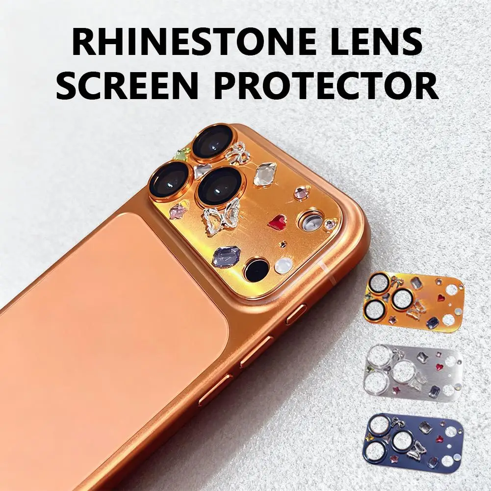 Camera Lens Glass for iphone 17  Diamond Rear Camera Lens Protector Cover for iPhone17Pro Max Lens Glass