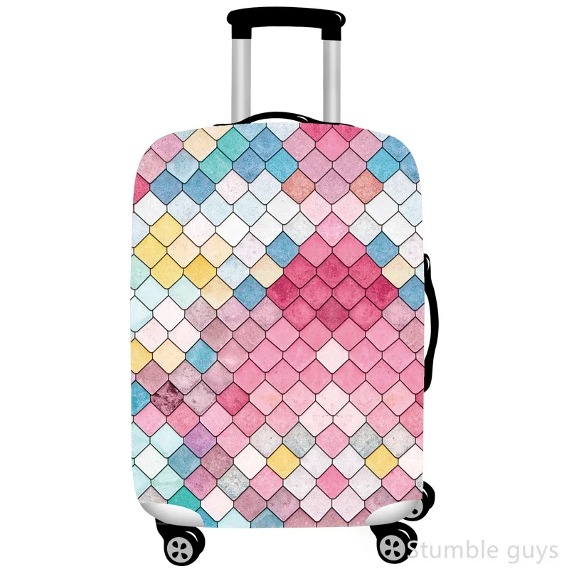 Elastic Anti-Scratch Luggage Cover Protective Dustproof Durable Suitcase Protector Essential For Air & Road Trips 18-32 Inch