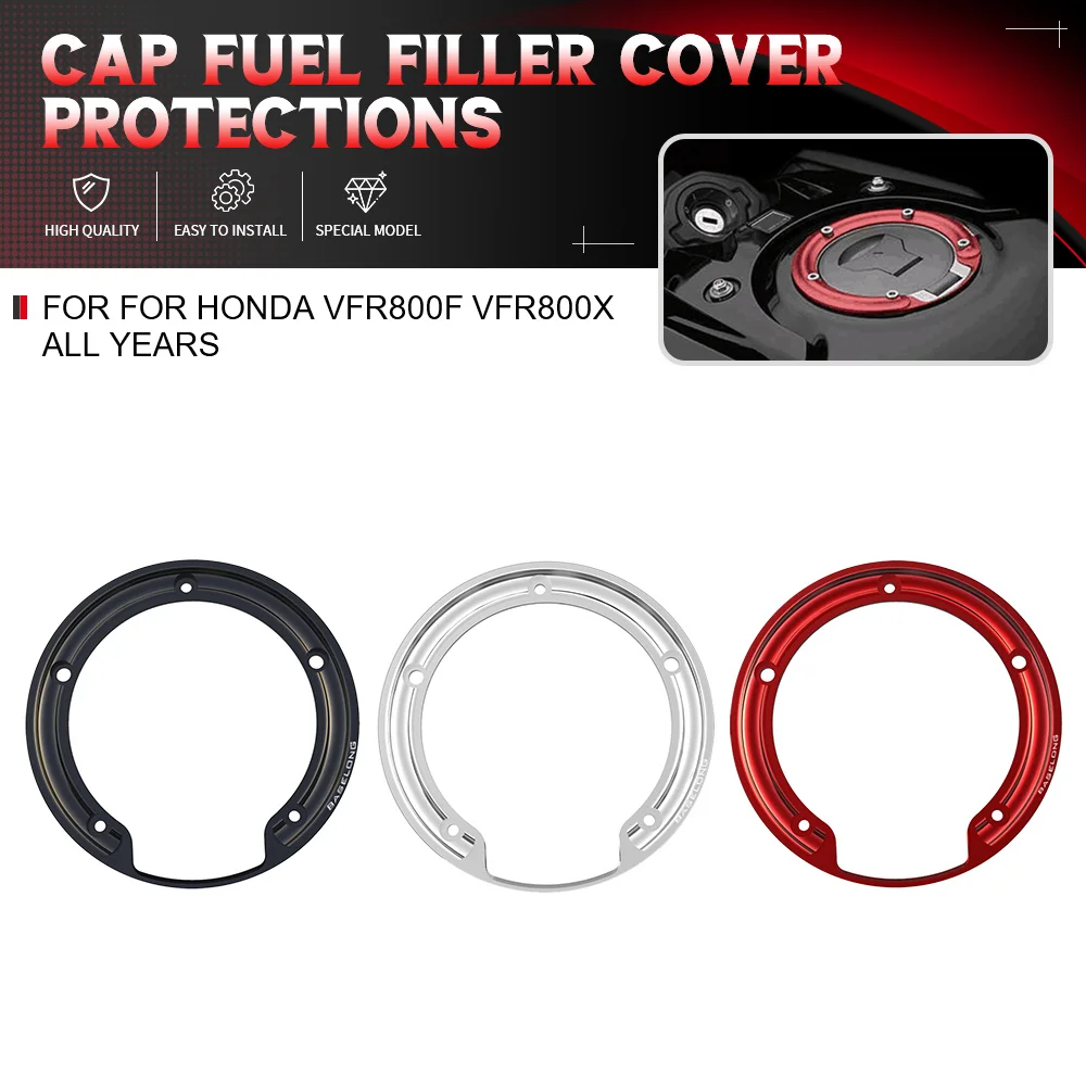 

Motorcycle Accessories VFR 800 F X 800F 800X Gas Oil Cap Cap Fuel Filler Cover Protection For Honda VFR800F VFR800X ALL YEARS