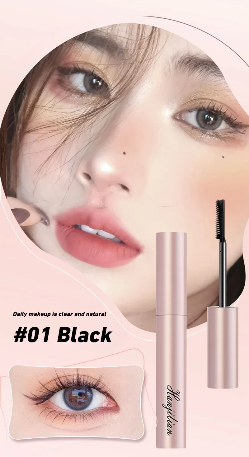 Waterproof Eyelashes Lengthening Mascara Thick Thin Long Lasting Curling Silky Lash Eyelashes Extension Mascara Cream Eye Makeup