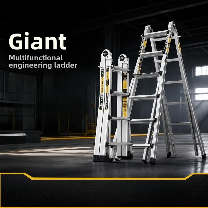 Home Use Construction Multifunction Ladder Ladder for Home Aluminum Alloy Telescoping Folding Ladder A Frame Multi Function