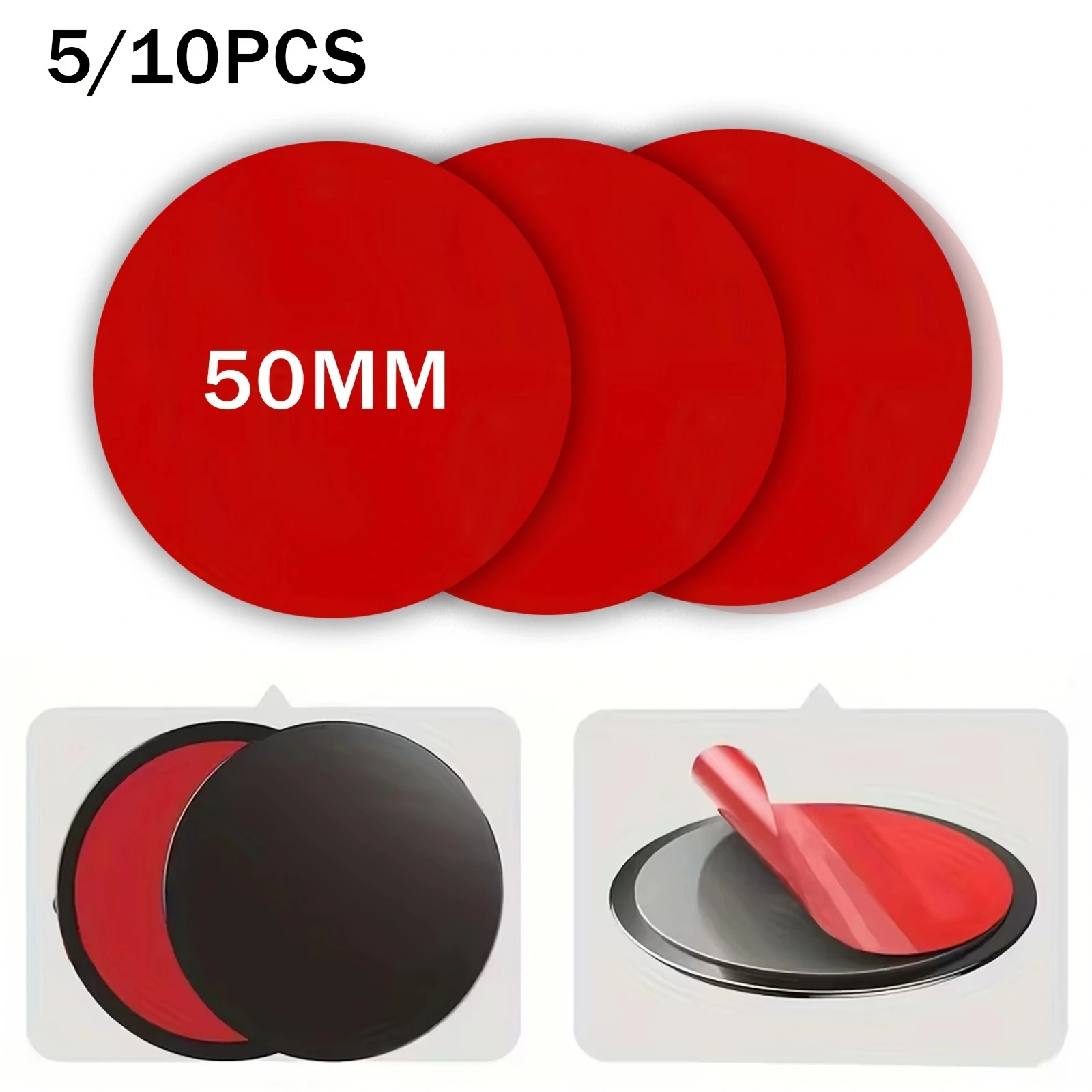 A Set of 5/10 Pieces Of Heavy-Duty Double-sided Foam Tape Waterproof And Seamless Self Adhesive For Car Bracket Stickers
