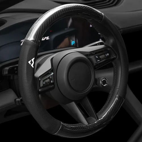 Imagen 2 del producto Protector para volante de coche, accesorios interiores de estilo automático, decoración para Maxus T60 D60 T70 D20 D90 G10 G20 G50 V80 V90 Euniq 5 6