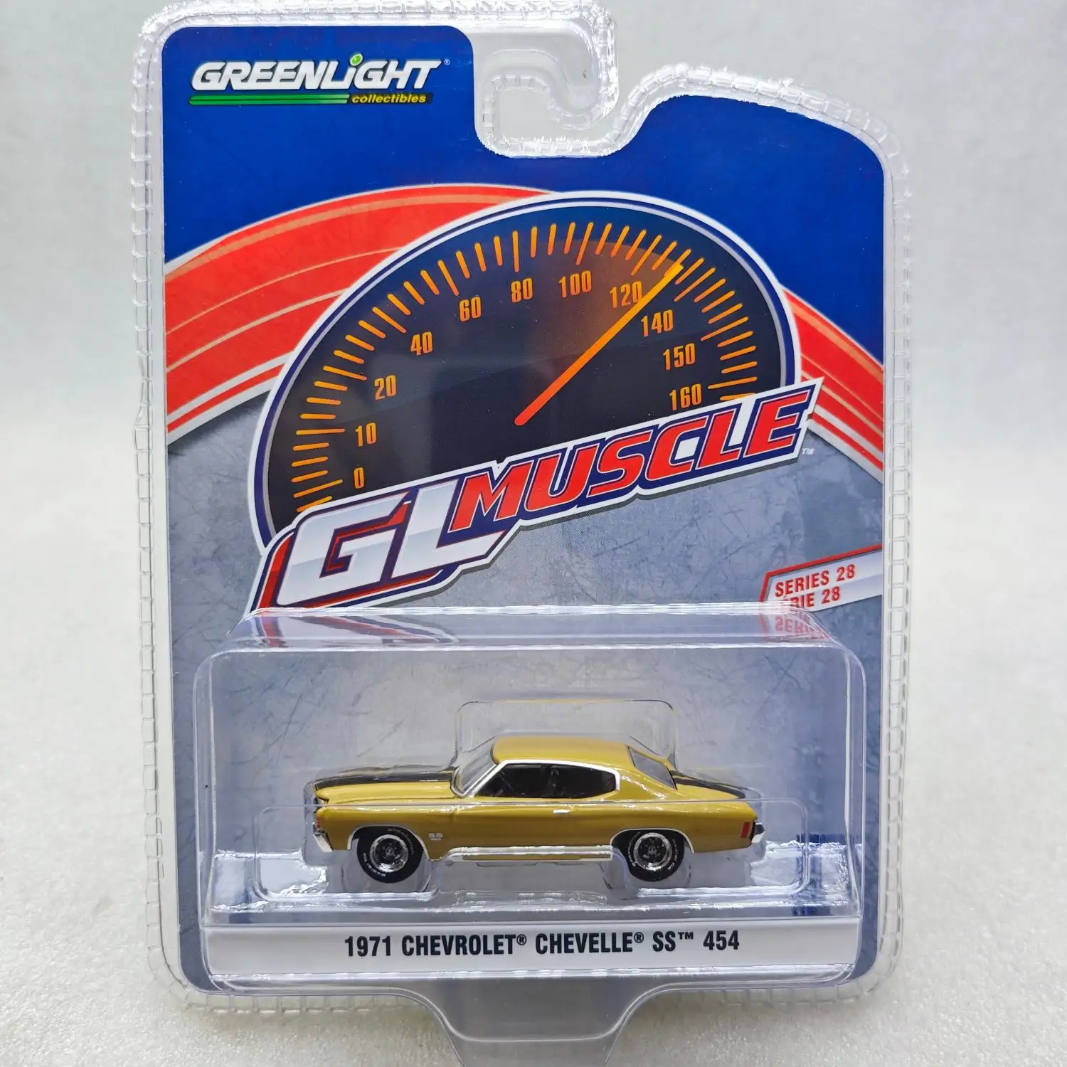 Greenlight 1:64 1971 Chevrolet Chevelle SS 454 liga simulação micro modelo de carro coleção decoração carro brinquedo presente