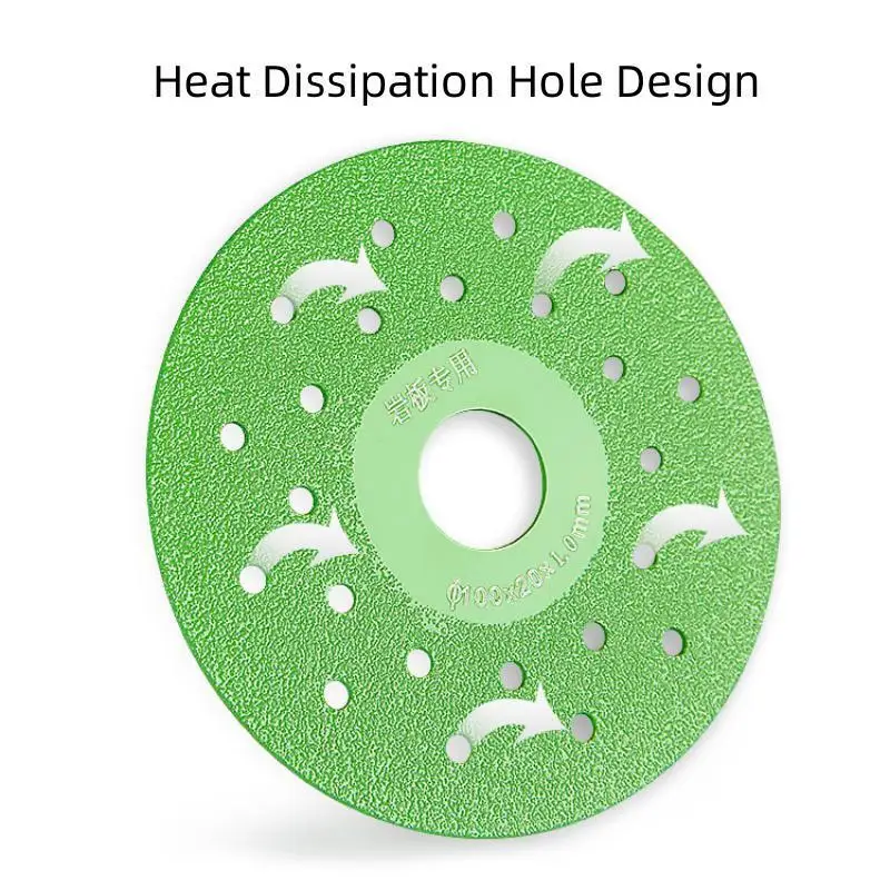 4Inch Super Thin Cutting Disc for Porcelain Glass Ceramic Tile Granite Marble Diamond Saw Blade Vacuum Brazed Cut-Off Wheel