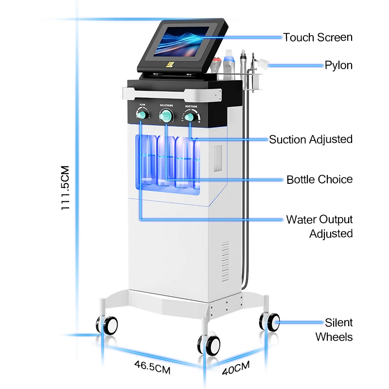 2026 منتجات التجميل أدوات العناية بالبشرة 13 في 1 آلة تقشير الجلد المائية للعناية بالوجه