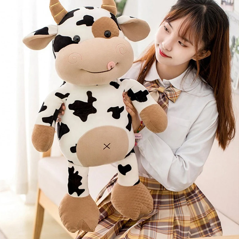 Cute Cow Plush Toy Rag Doll For Girlfriend Children's Toys Gifts Plush Toys Pillow Plushie Stuffed Animal Dolls