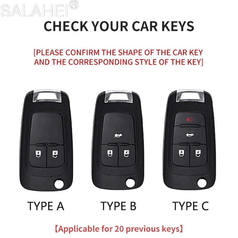 Car Remote Control Key Full Cover Case Keychain for Buick Encore GL8 Regal Lacrosse Skylark Rendezvous Auto Interior Accessories