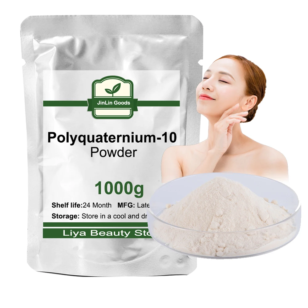 Cosmetic Raw Material JR400 Polyquaternium-10 Cationic Cellulose Water-soluble Cationic Polymer Antistatic Conditioner