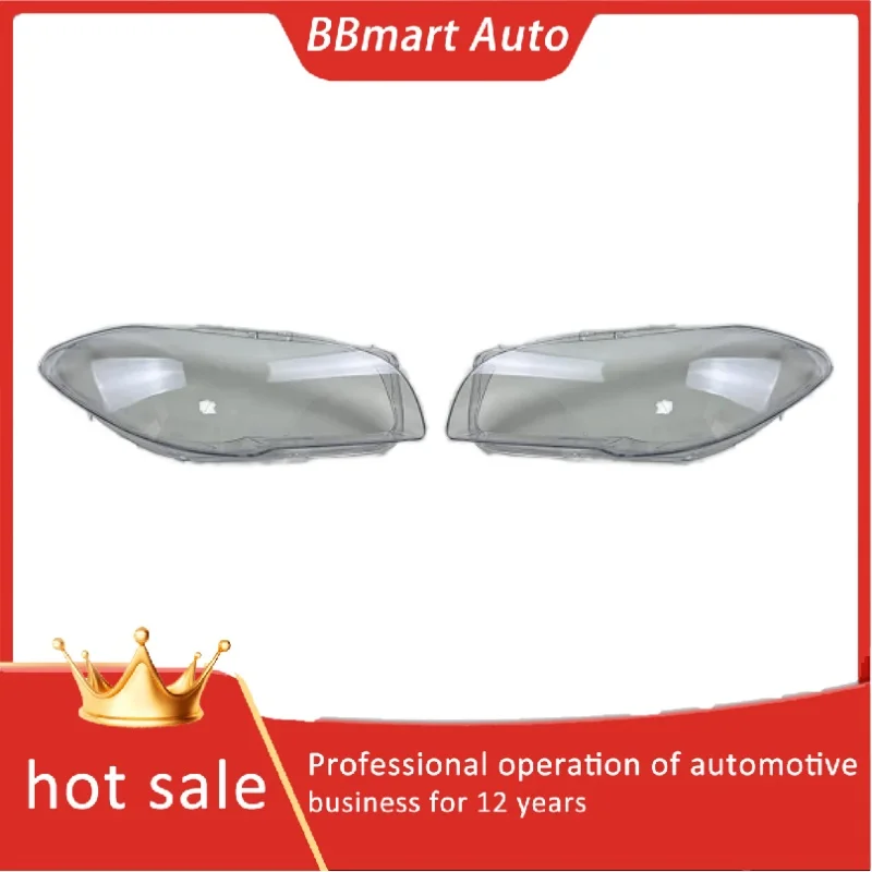 

1 pc BBmart For BMW 5 Series F18 F10 520 525 535 530 2011-2017 Headlamp Cover Headlight Shell Lens Plexiglass Replace Lampshade