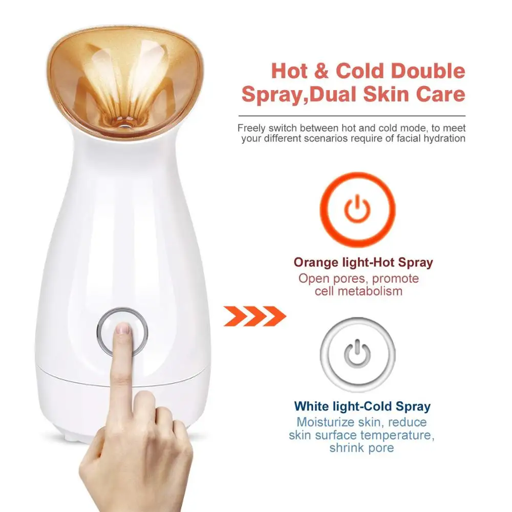 New Face Spa Electric Ionic Beauty Equipment Nano Mister Spray Steamer