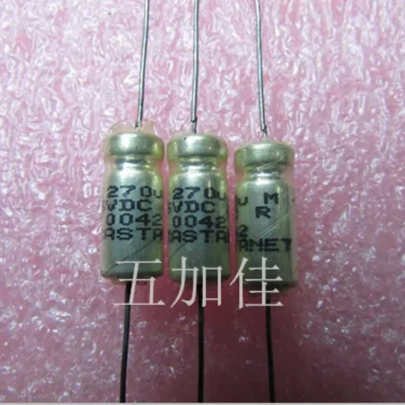 

M39006 15V270uf 7 * 16 axial silver tantalum capacitor from the United States