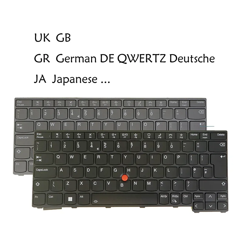 Hintergrund beleuchtete/keine Laptop-Tastatur für Lenovo Thinkpad L13 Yoga Gen 3/Gen 4 21 b5 21 b6 21bb 21bc 21fj 21fk 21fr 21fc UK Japanisch