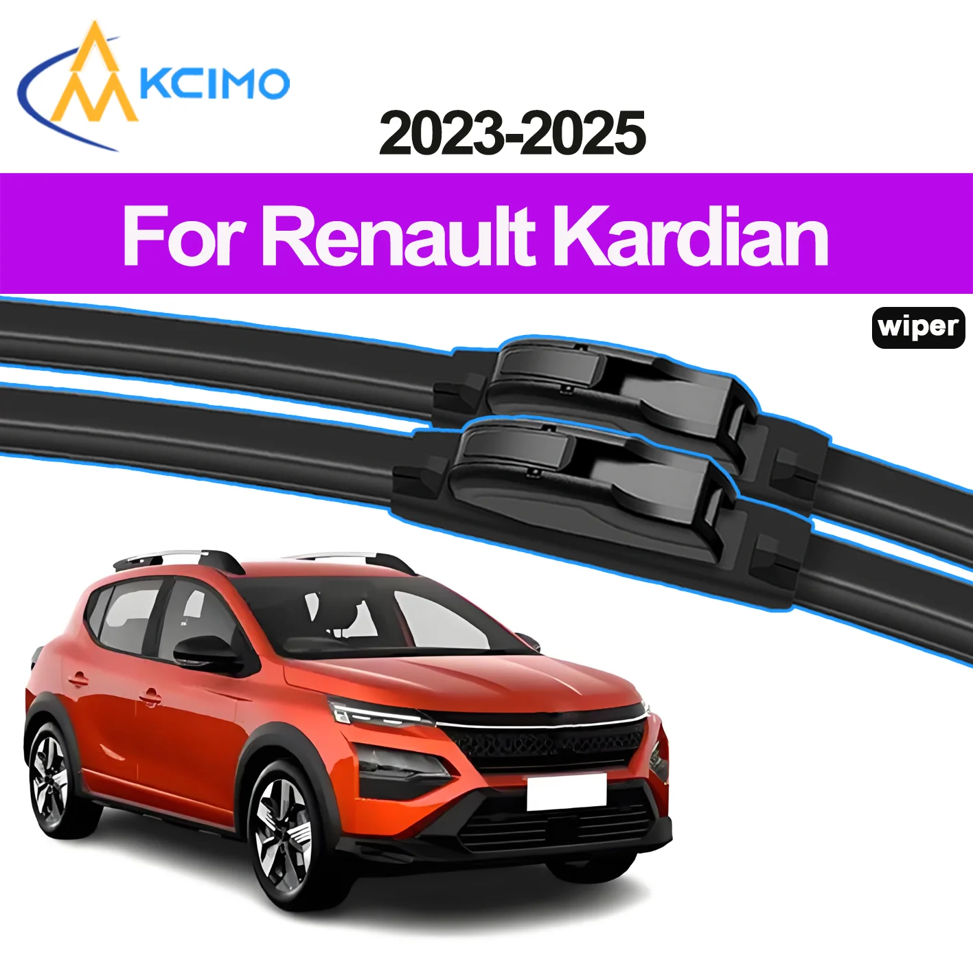 

2PCS HD Car Windscreen Wipers for Renault Kardian 2023-2025 Front Windshield Auto Wipers Blade Accessories 2025 2024 2023 Year