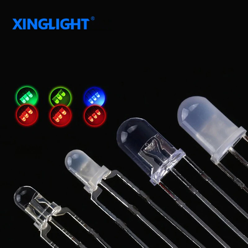 

XINGLIGHT 100 шт. длинные ножки 257 DIP светодиодные бусины белый изумруд зеленый красный желтый синий прозрачный коллоид