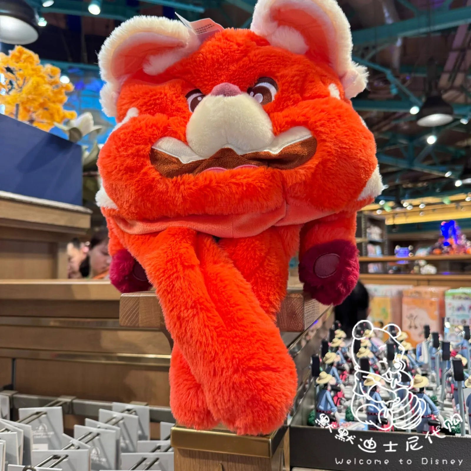 

Disney Turning Red Panda Mei Lee Plush Costume Plush Hat Ears