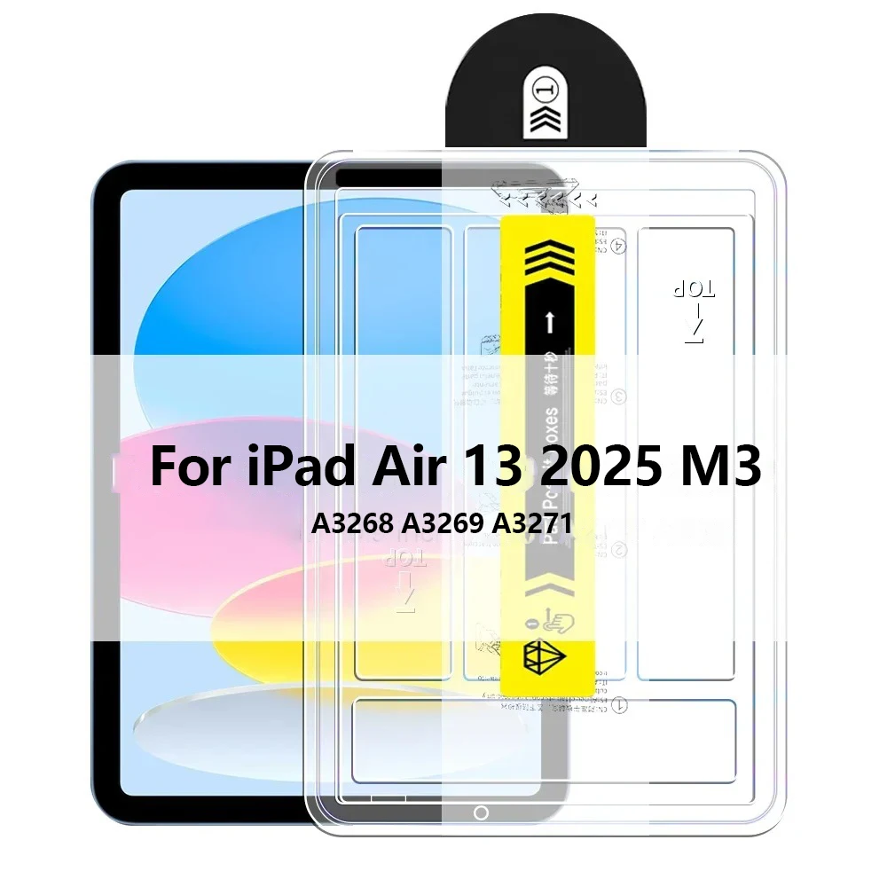 Gehärtetes Glas für iPad Air 13 11 5 4 3 M3 M2 Pro13 M4 A16 11. 2025 12.9 Displayschutzfolie 10 9 10. 9th Mini 7 6 Instant Film