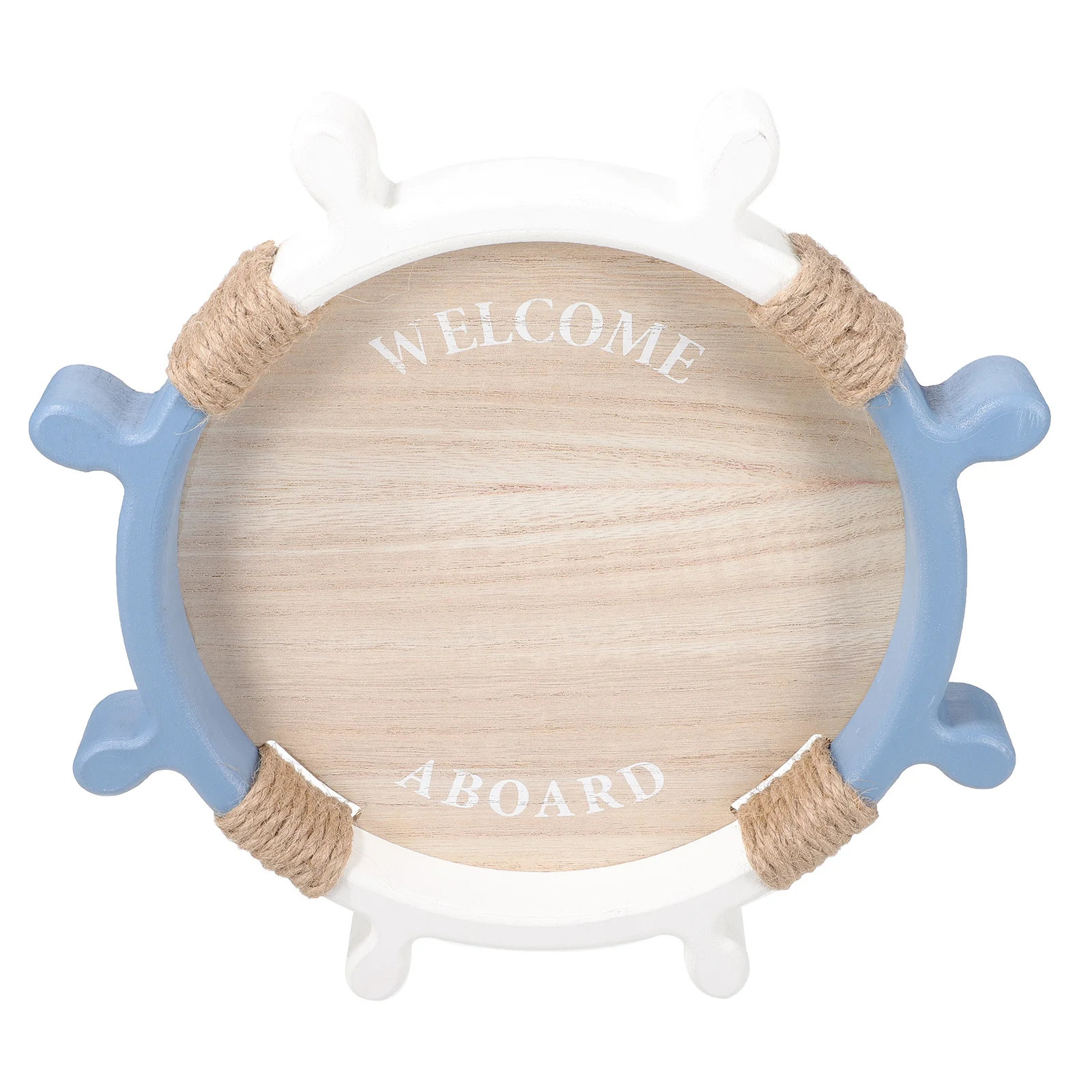 

Wooden Serving Mediterranean Beach Themed Rustic Brown Food Storage Tray For Home Restaurant Cafe Dessert Fruit Bread Nuts