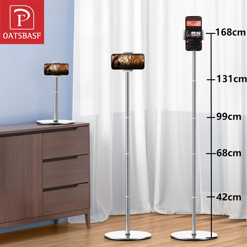 Oatsbasf Tablet Floor Holder Stand Height Adjustable 66.1