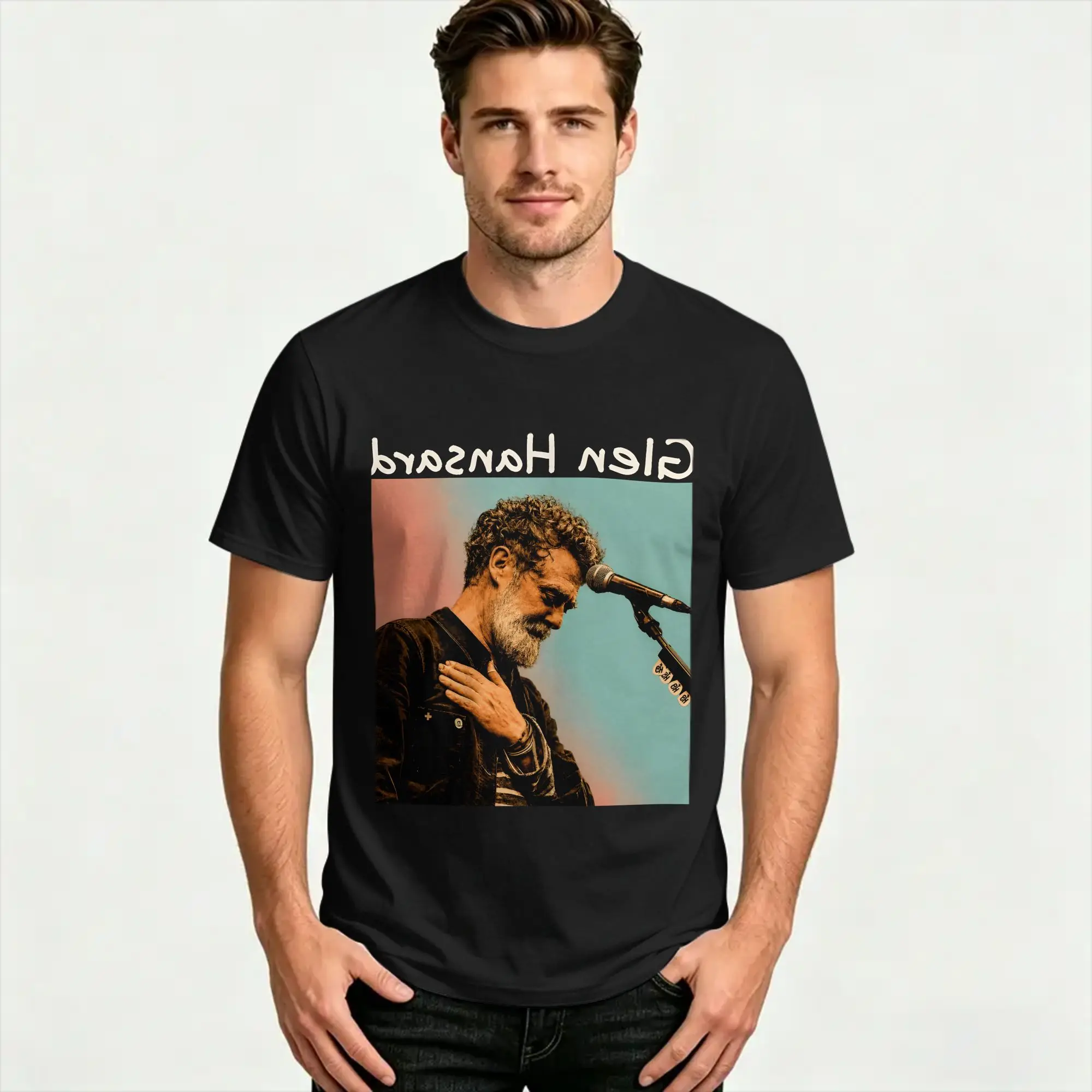 Glen Hansard RIP 1970-2026  T-Shirt Beach  Vintage T-Shirts 100 Cotton Novelty Tshirt For Men Casual Tops