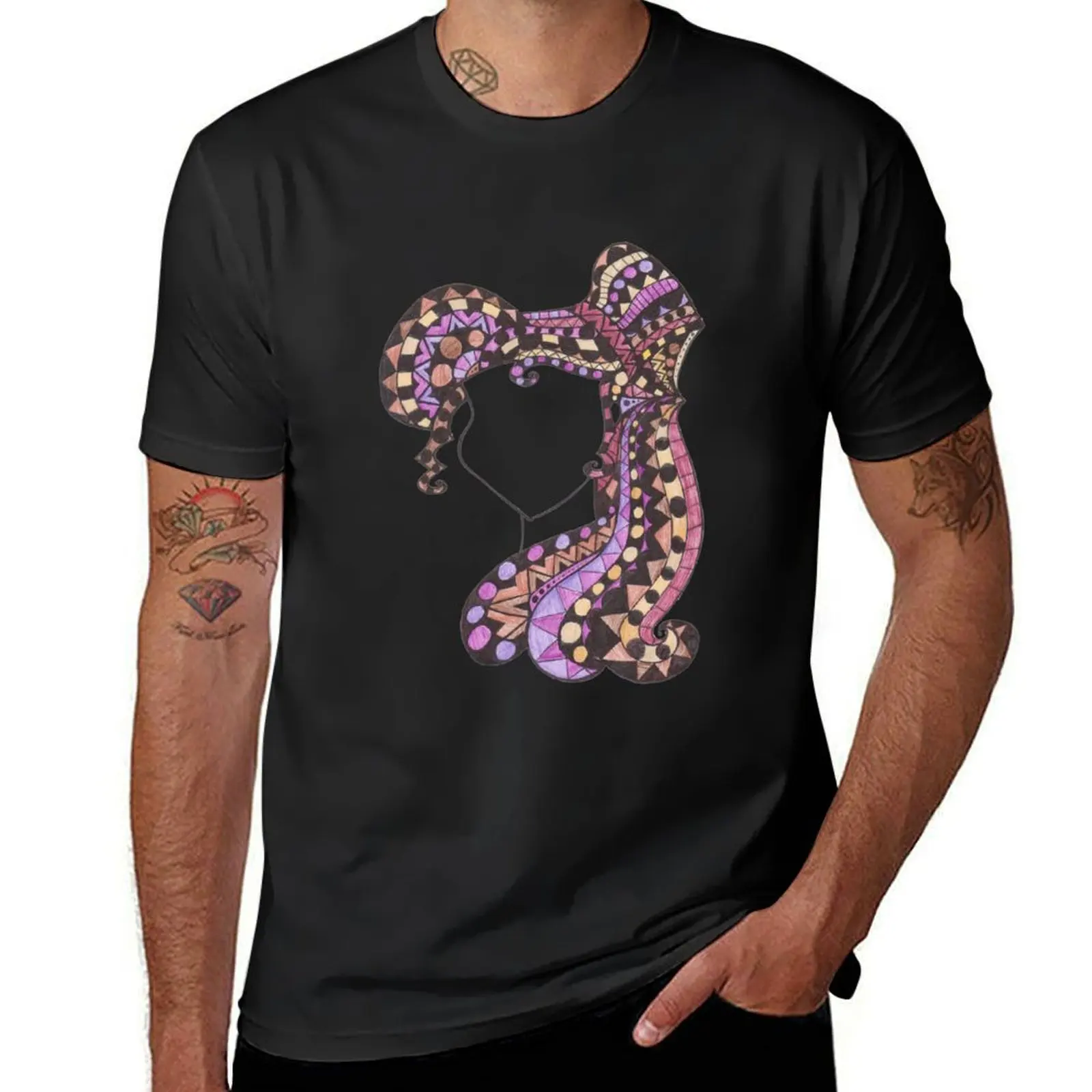 Meg-Zentangle T-Shirt cute clothes summer clothes plain mens graphic t-shirts funny