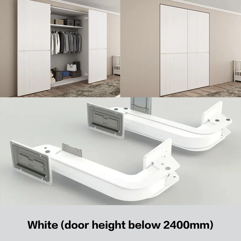 Heavy Duty Outward Bus Door Hinge For Closet Cupboard With 90Kg Silent Soft Closing Damper Connecting Rod Sliding Door Strong