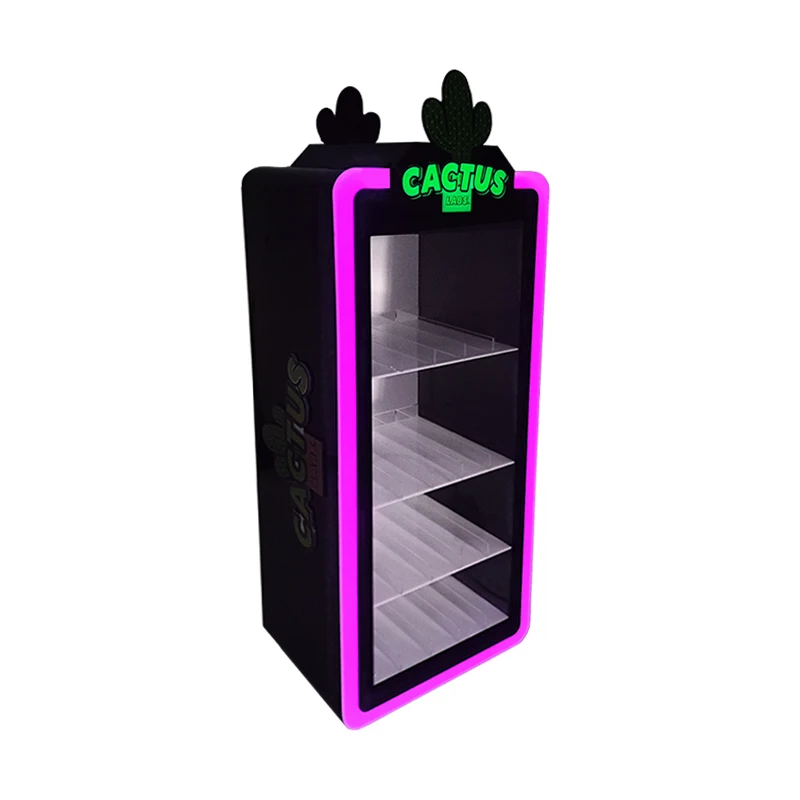 Customized Juice Snus Cigarette Pouches Counter Top Display Rack Acrylic Display Stand for Tobacco and Smoke Shop