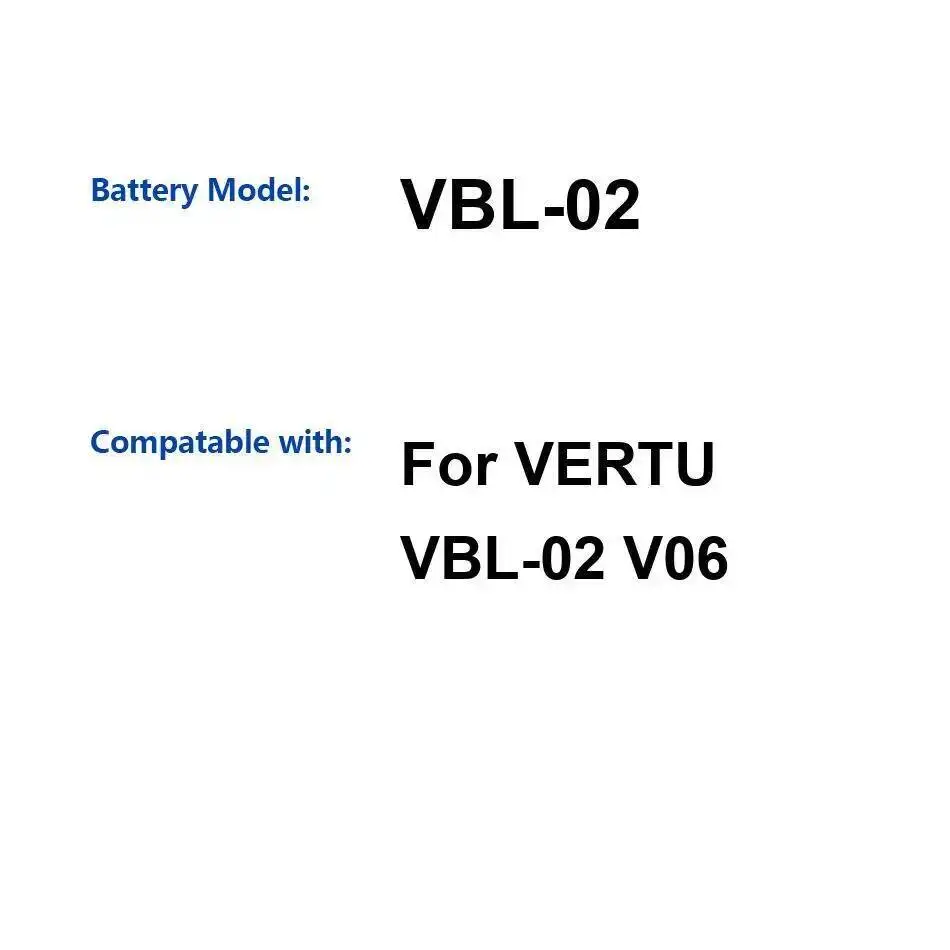 

Mobile Phone Battery Vbl-02 3080Mah For Vertu V06 Environmentally Friendly