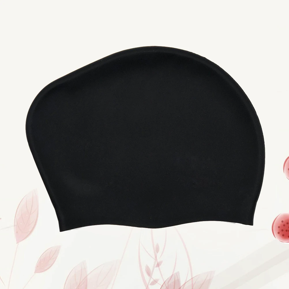 

Caps Ladies Neoprene Pool Waterproof Swimming Hat Silicone Women Elastic Women's