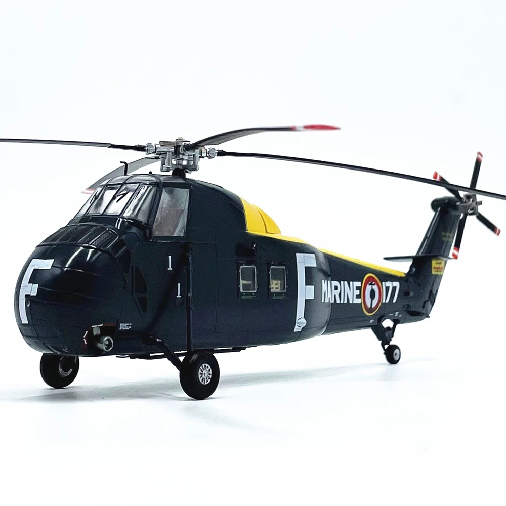 EASY MODEL 1:72 Scale French Marine Corps H-34 Model 37013 Helicopter Aircraft Model Collectible Toy Gift