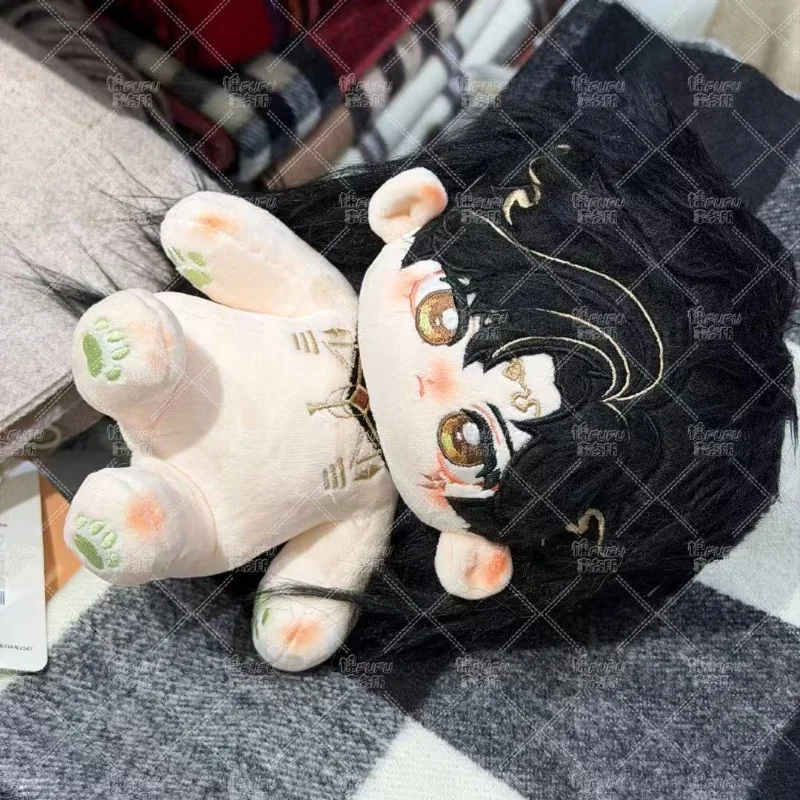 20cm Anime Game Love and Deepspace Zayne Kawaii Endless God Cosplay Soft Cotton Doll With Skeleton Cartoon Toy Figures Fans Gift