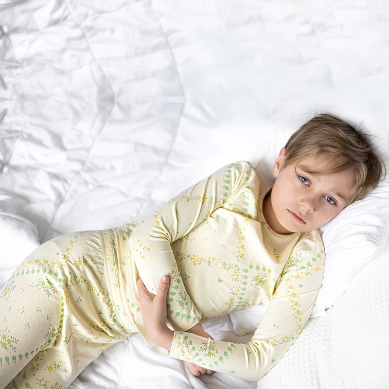 Ali Plus SS25 floral vintage pajama boys green floral girls salmon floral baby boys and girls and nightgown