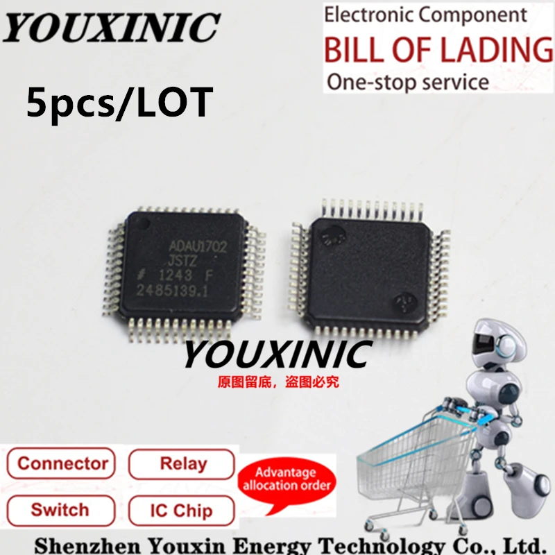 YOUXINIC  2021+ 100% New Original  ADAU1701JSTZ ADAU1701 ADAU1702JSTZ  ADAU1702  LQFP-48 Audio Processor Chip